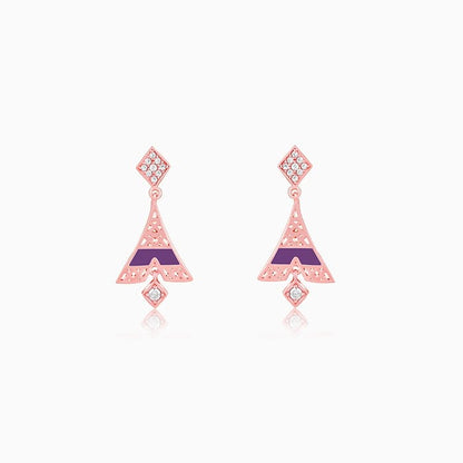 Rose Gold Tower Of Dreams Earrings