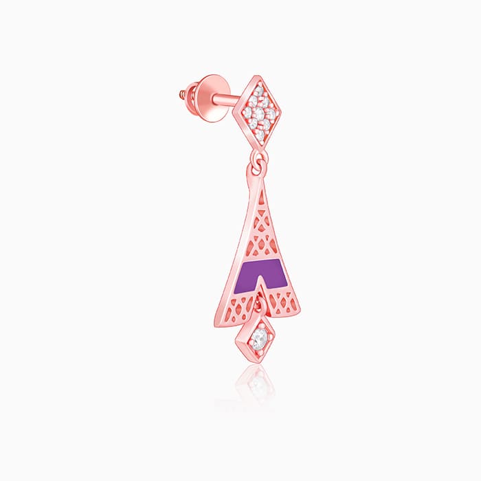Rose Gold Tower Of Dreams Earrings