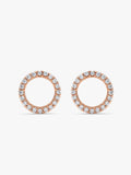 Rose Gold Connected for Life Earrings