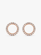 Rose Gold Connected for Life Earrings