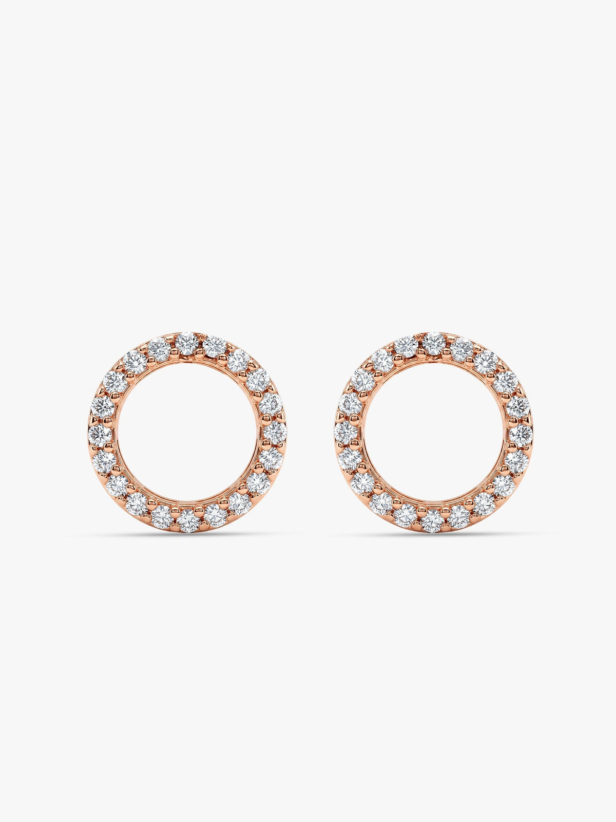 Rose Gold Connected for Life Earrings