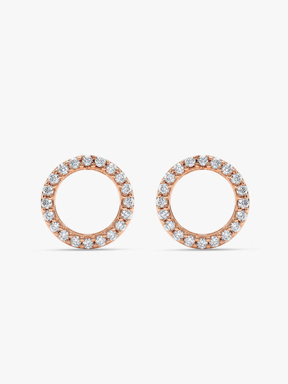 Rose Gold Connected for Life Earrings