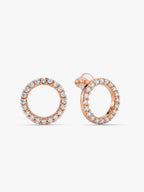 Rose Gold Connected for Life Earrings
