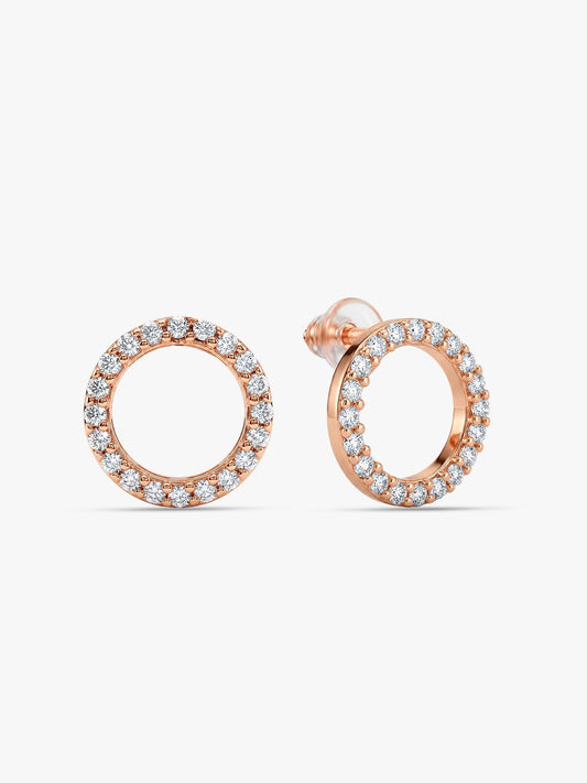 Rose Gold Connected for Life Earrings