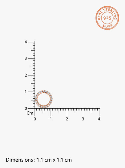 Rose Gold Connected for Life Earrings