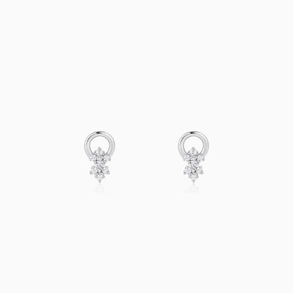 Silver Star Charm Earrings