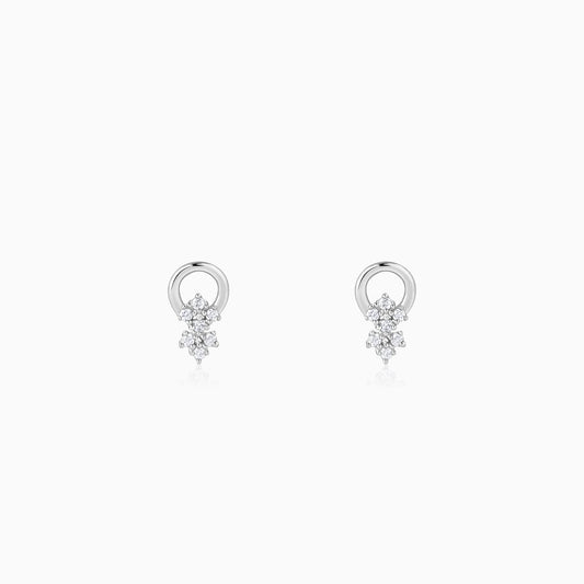 Silver Star Charm Earrings