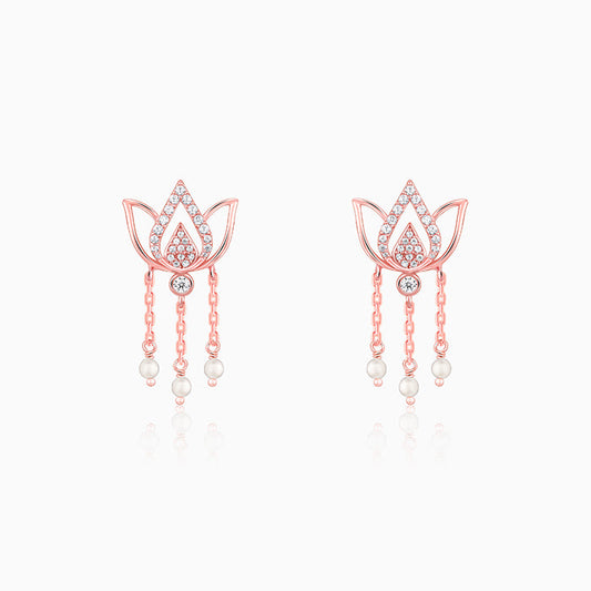 Rose Gold Kamala Earrings