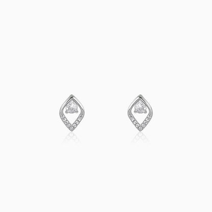 Silver Bling Queen Earrings