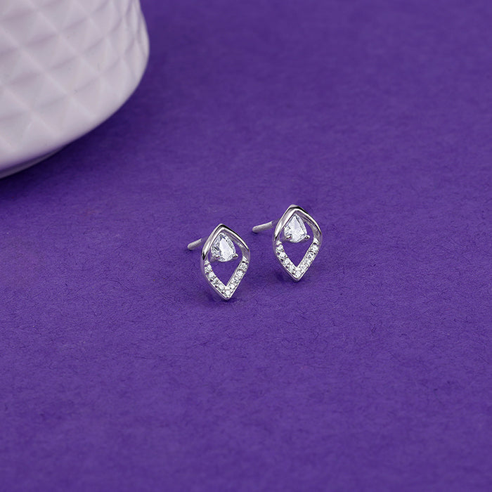 Silver Bling Queen Earrings