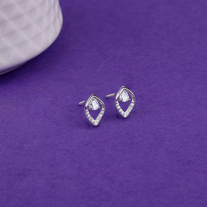 Silver Bling Queen Earrings