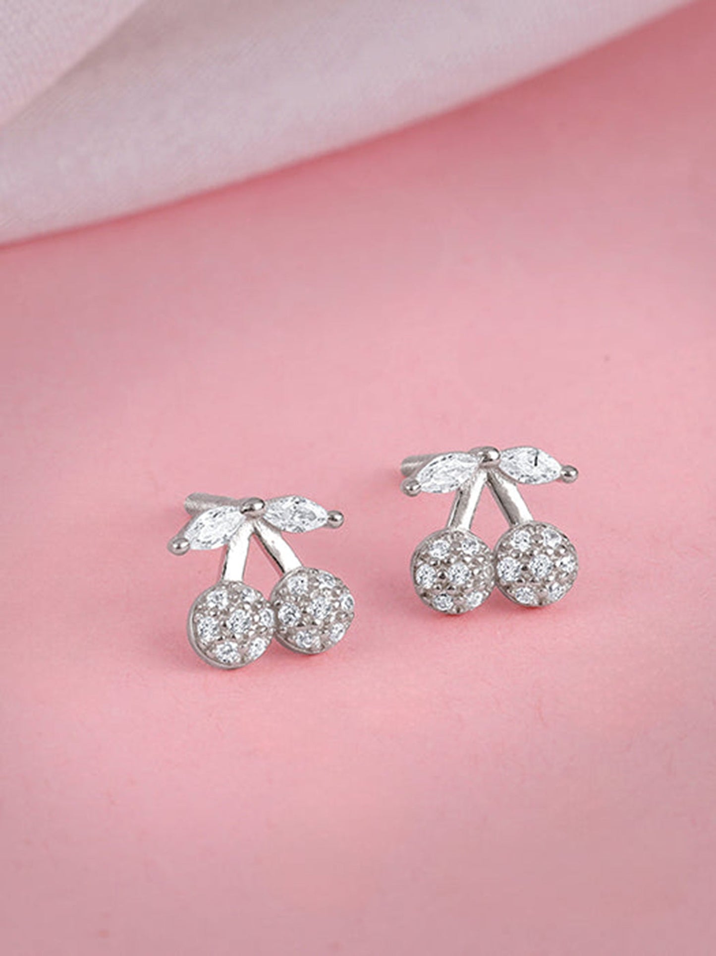 Silver Cherryboo Studs