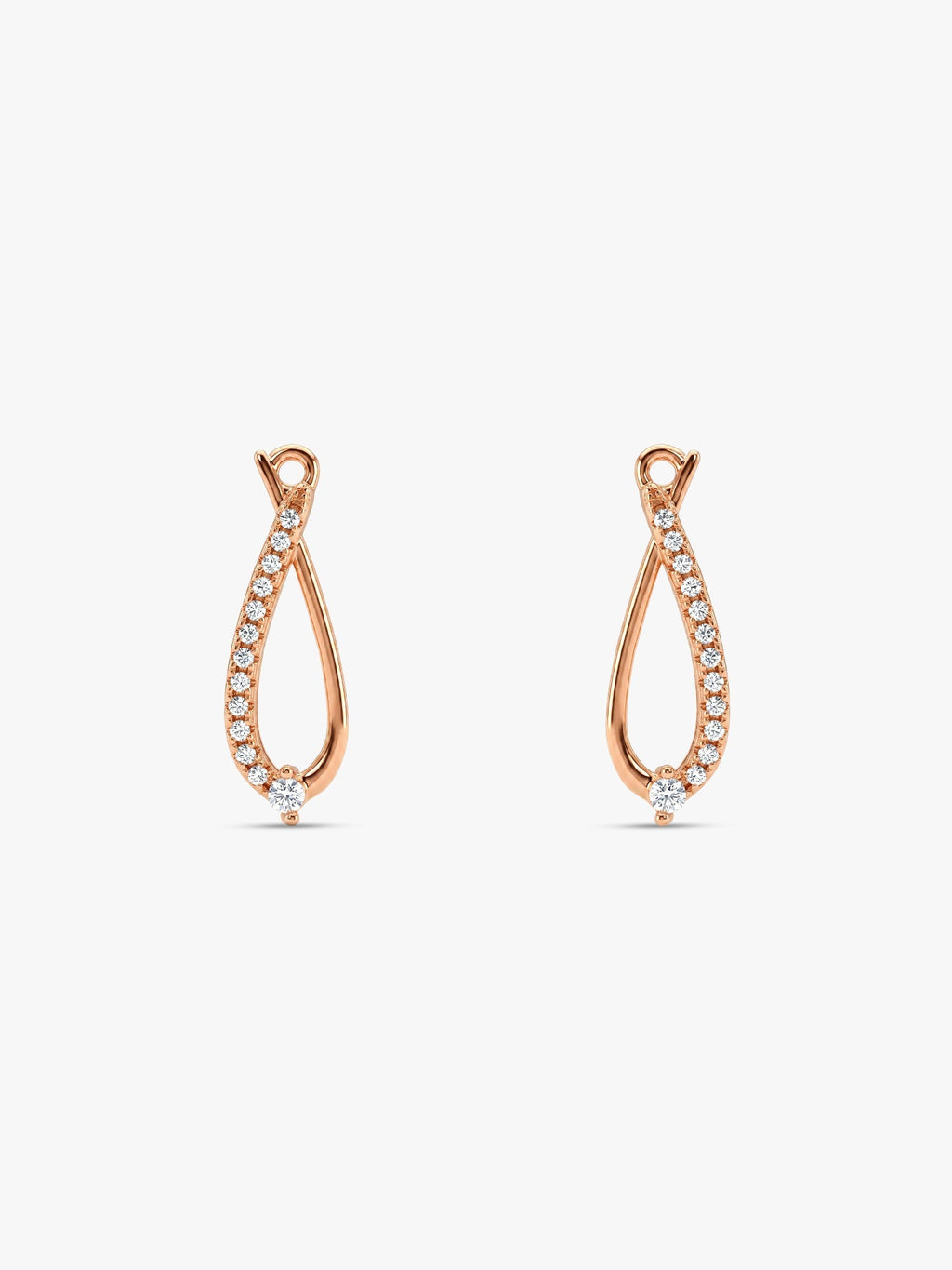 Rose Gold Fashionista Earrings