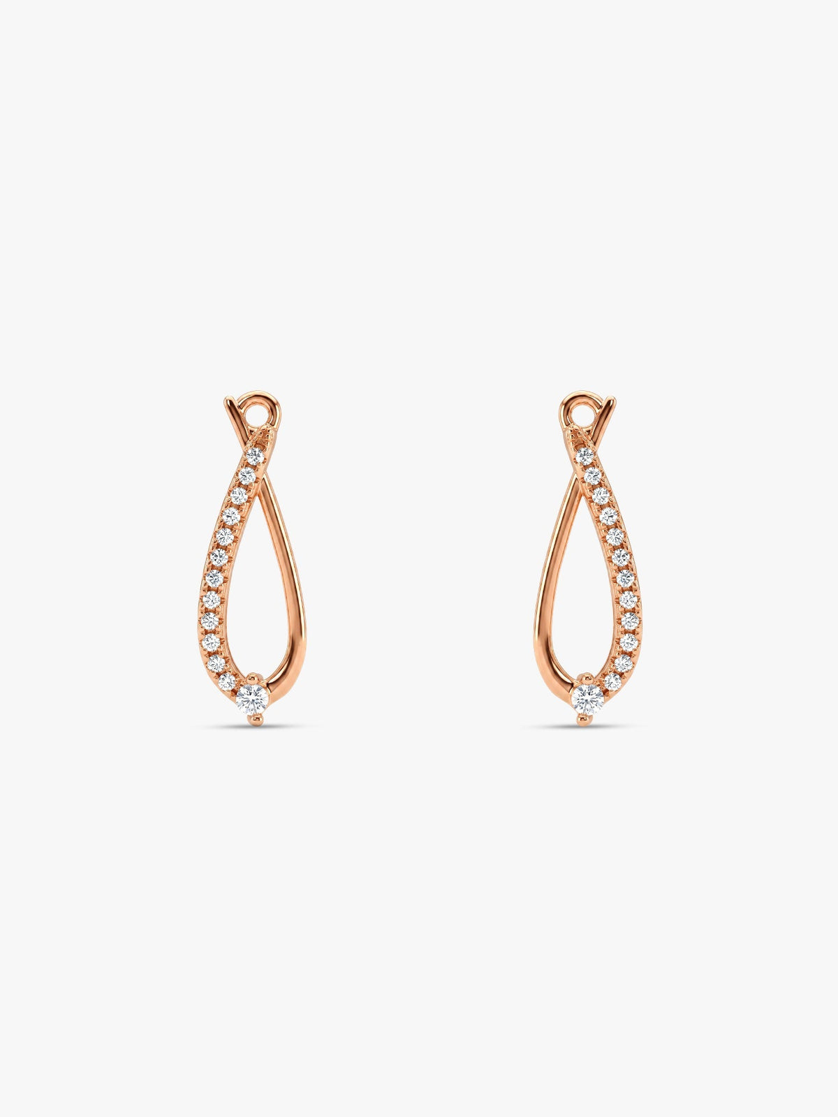 Rose Gold Fashionista Earrings