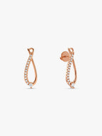 Rose Gold Fashionista Earrings
