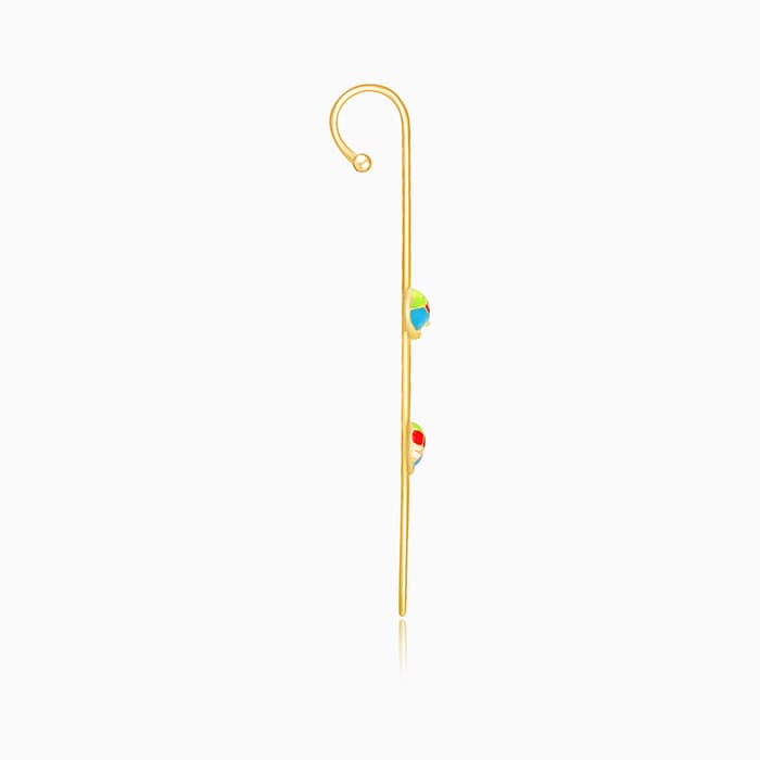Golden Sparrow Stick Ear Cuffs