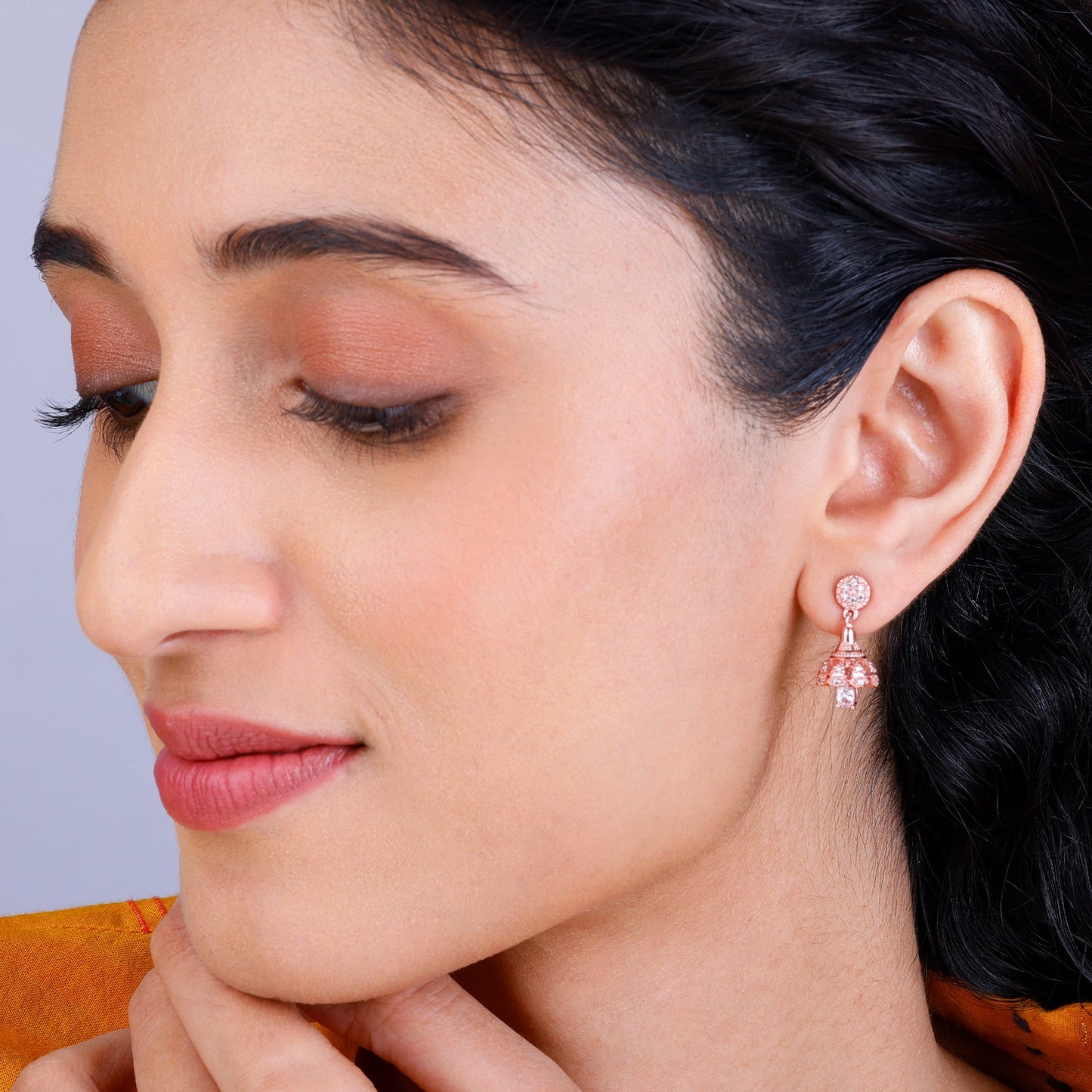 Rose Gold Pretty Little Jhumki