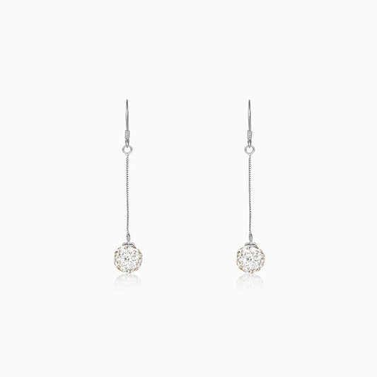 Silver Queen of The Night Dangler Earrings