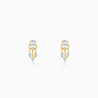 Gold Spark Rush Lab Grown Diamond Earrings