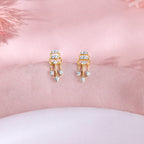 Gold Spark Rush Lab Grown Diamond Earrings