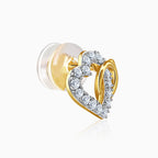 Gold Magical Love Lab Grown Diamond Studs