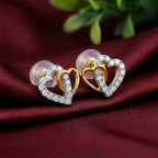 Gold Magical Love Lab Grown Diamond Studs