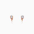 Rose Gold Spring Grace Lab Grown Diamond Earrings