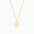 Gold Blooms of Joy Diamond Pendant