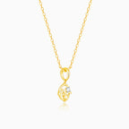 Gold Blooms of Joy Diamond Pendant