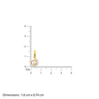 Gold Unfurl Diamond Pendant