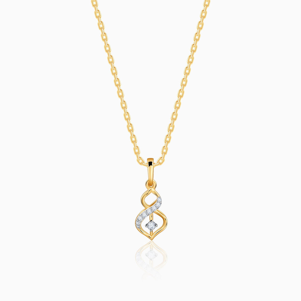Anushka Sharma Gold Eternal Lab Grown Diamond Pendant