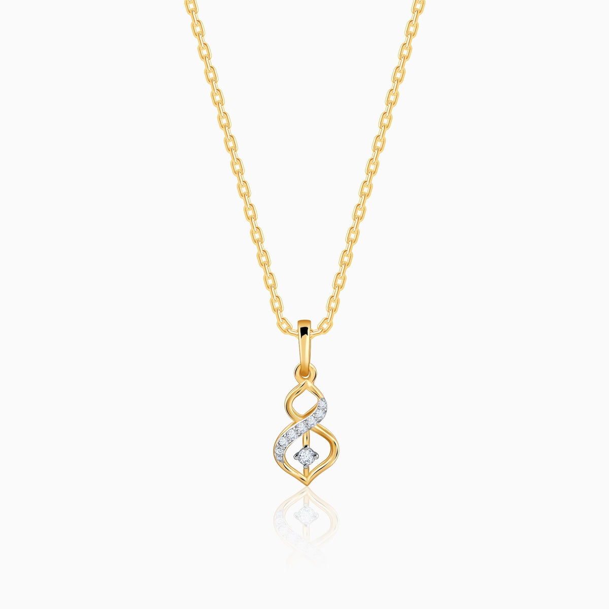 Anushka Sharma Gold Eternal Lab Grown Diamond Pendant