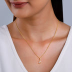 Anushka Sharma Gold Eternal Lab Grown Diamond Pendant