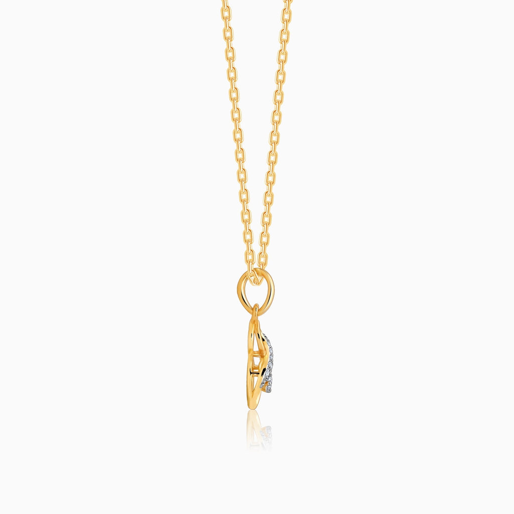 Anushka Sharma Gold Eternal Lab Grown Diamond Pendant
