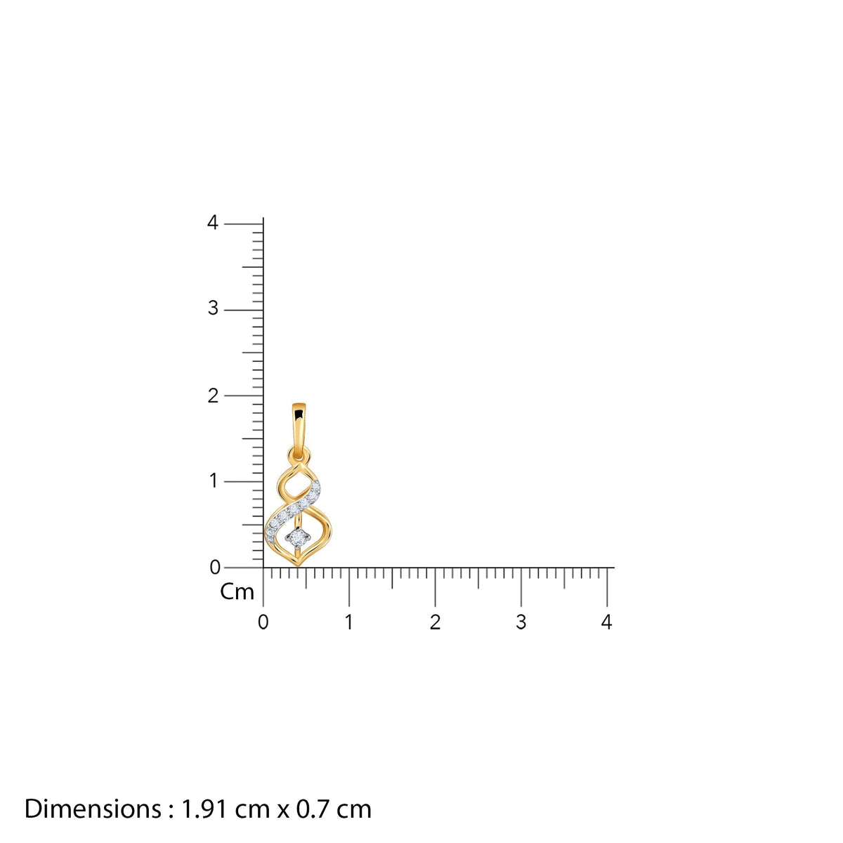 Anushka Sharma Gold Eternal Lab Grown Diamond Pendant