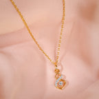 Anushka Sharma Gold Eternal Lab Grown Diamond Pendant