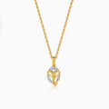 Gold Divya Ganesha Lab Grown Diamond Pendant