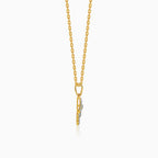 Gold Equinox Lab Grown Diamond Pendant