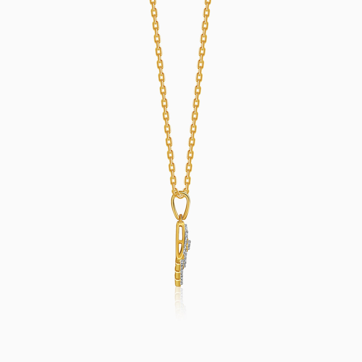 Gold Equinox Lab Grown Diamond Pendant