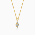 Gold Equinox Lab Grown Diamond Pendant