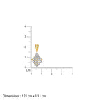 Gold Equinox Lab Grown Diamond Pendant