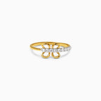 Gold Aveline Bloom Lab Grown Diamond Ring (Size 12)