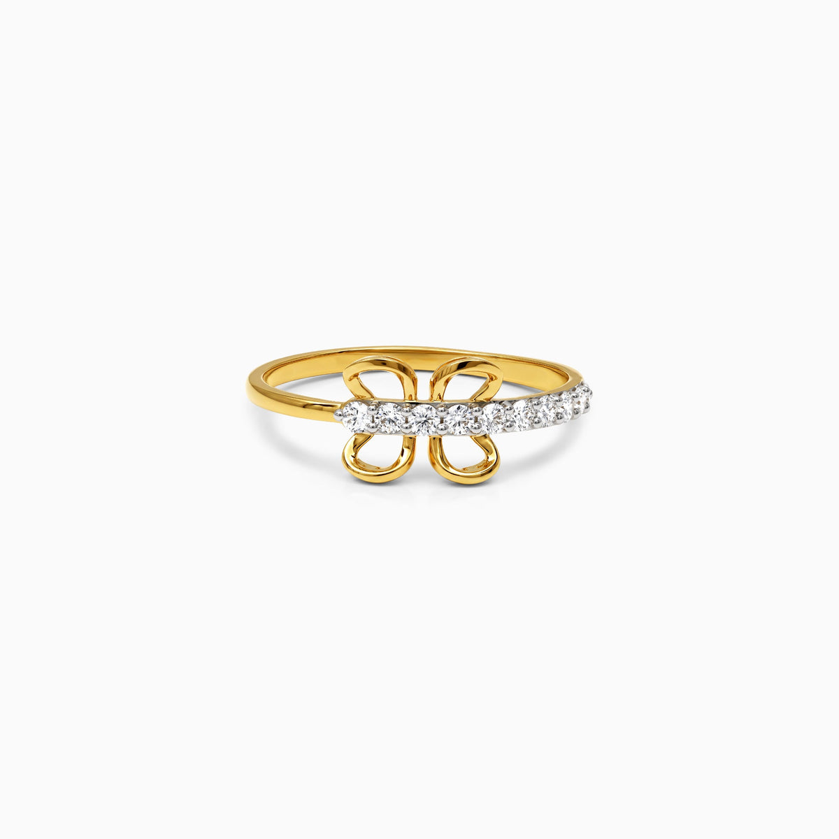 Gold Aveline Bloom Lab Grown Diamond Ring (Size 12)