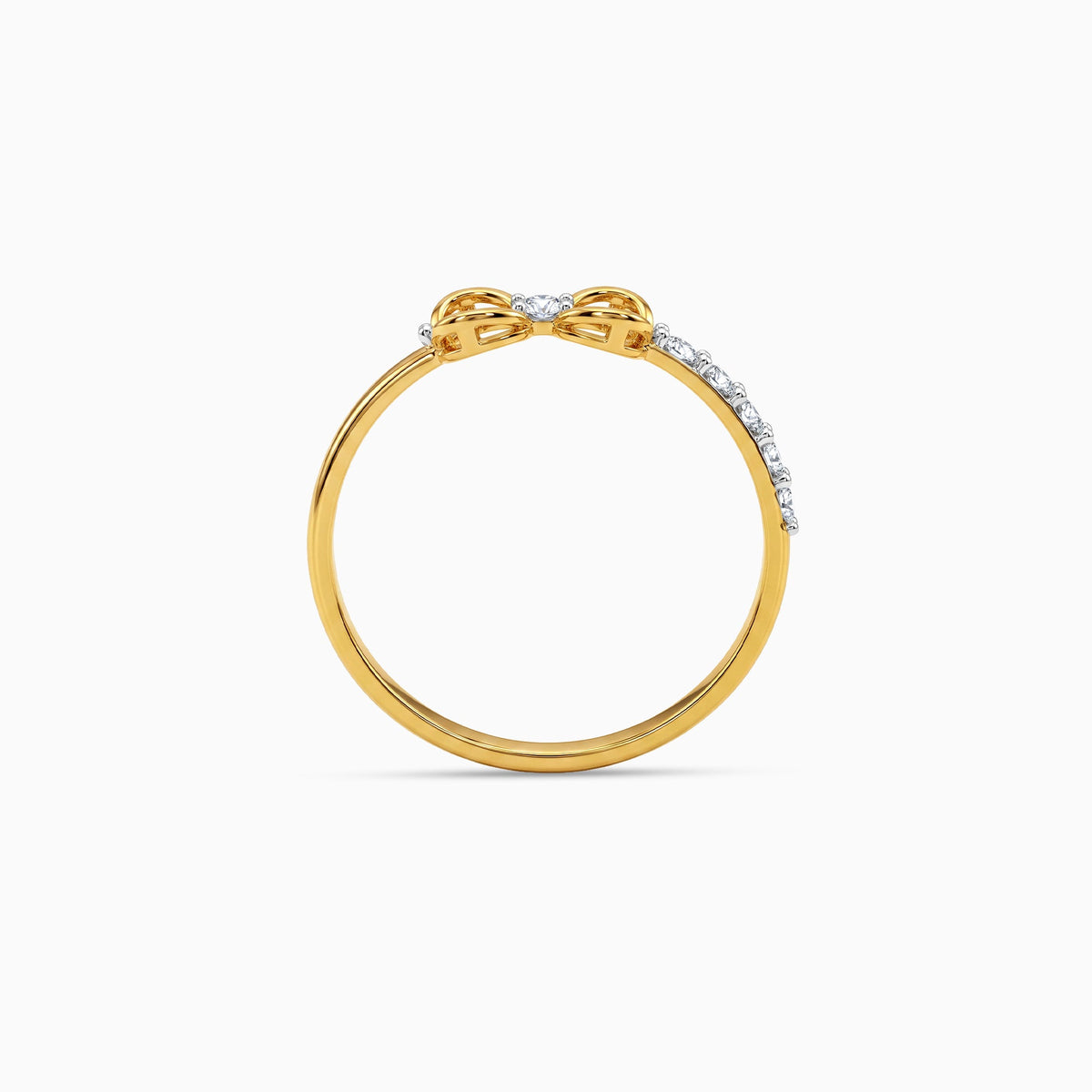 Gold Aveline Bloom Lab Grown Diamond Ring (Size 12)