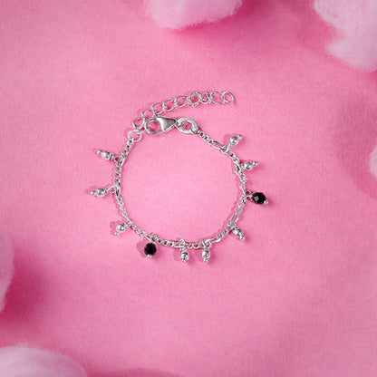Silver Sparkling Dua Kids Anklet
