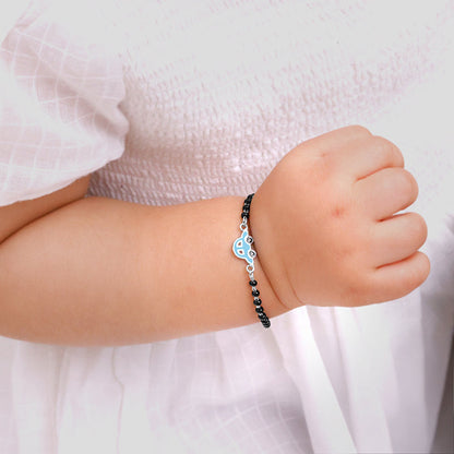 Silver Lil' Racer Kids Bracelet (0 - 2 Years)