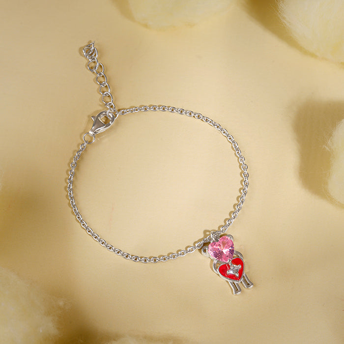 Silver Love Her Kids Bracelet (2 - 8 Years)