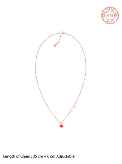 Rose Gold Bunny Kids Necklace