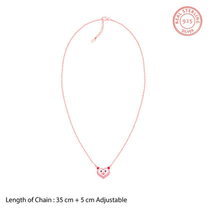 Rose Gold GIVA Boo Kids Necklace