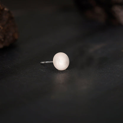 Silver Redefined Stud For Men